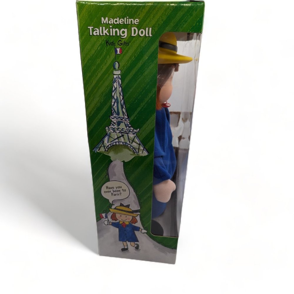 Vintage 1998 Madeline In Paris 17" Tall Talking Doll New Sealed Box Kids Gift - Picture 6 of 7